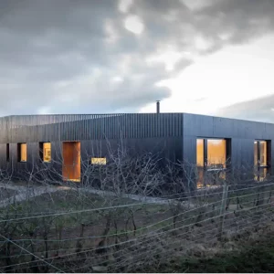 Exterior of Ecospace's flexible modular home